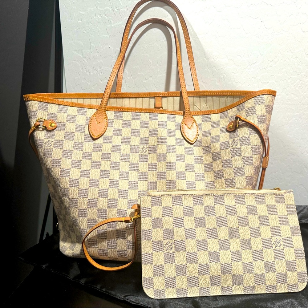 Louis Vuitton Damier neverfull NO pouch